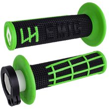 ODI V2 Emig 2.0 Black/Green 2T/4T Lock On Grips