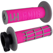 ODI V2 Emig 2.0 Pink/Grey 2T/4T Lock On Grips