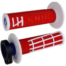 ODI V2 Emig 2.0 Red/White 2T/4T Lock On Grips