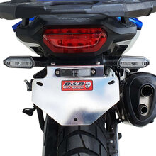 B&B Offroad Honda CRF1100 Africa Twin 22-23 Silver Number Plate Holder w/ LED Light