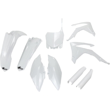 UFO Honda CRF250R 14-17 CRF450R 13-16 White Plastics Kit