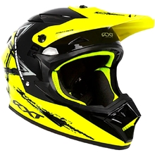 RXT A727 Sector Wrath Gloss Black/Fluro Helmet