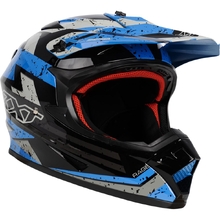 RXT A727 Sector Rage Gloss Black/Blue Helmet