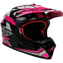RXT A727 Sector Rage Gloss Black/Magenta Helmet