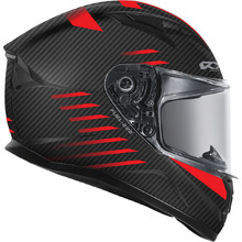 RXT 825 Street 2 Fuel Matte Carbon Black/Red Helmet