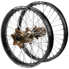 Haan/Excel A60 KTM/Husqvarna/Gas Gas 23-27 21"/19" Black/Magnesium Wheel Set