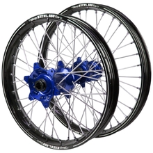 Haan/Excel A60 Yamaha YZ250/450F 14-27 21"/19" Black/Blue Wheel Set