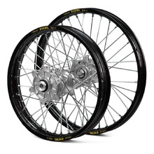 Haan/Excel Takasago Honda Africa Twin CRF1000L/CRF1100L 16-24 21"/18" Black/Silver Wheel Set