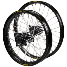Haan/Excel Takasago KTM/Husqvarna/Gas Gas 65 25-27 14"/12" Black/Black Wheel Set