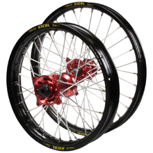 Haan/Excel Takasago GAS GAS MC65 25-27 14"/12" Black/Red Wheel Set