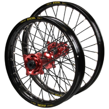 Haan/Excel Takasago GAS GAS MC65 25-27 14"/12" Black/Red/Black Wheel Set