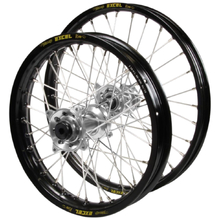 Haan/Excel Takasago KTM/Husqvarna/Gas Gas 65 25-27 14"/12" Black/Sliver Wheel Set