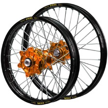 Haan/Excel Takasago KTM 790/890 Adventure 21"/18" Black/Orange Wheel Set