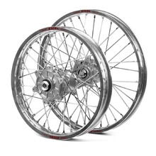 Haan/Excel Takasago Suzuki DL650/1000 V-Strom 14-25 19"/17" Silver/Silver Wheel Set