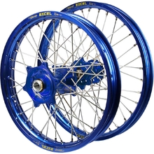 Haan/Excel Takasago Yamaha YZ125-250 07-08 YZ250-450F 07-08 21"/19" Blue/Blue Wheel Set