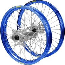 Haan/Excel Takasago Yamaha YZ250/450F 14-27 21"/19" Blue/Silver Wheel Set