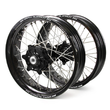 Haan/SM Pro Platinum Honda CRF250/450X 04-17 Black Cushed Motard Wheel Set