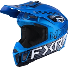 FXR Clutch Race Division Blue Kids Helmet