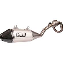 HGS KTM/Husqvarna 350 SXF/FC 23-27 Titanium Carbon Full Exhaust System