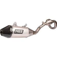 HGS KTM/Husqvarna 450 SXF/FC 23-27 Titanium Carbon Full Exhaust System