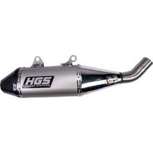 HGS KTM/Husqvarna 250-450 SXF/FC 23-27 Stainless Carbon Slip On Muffler