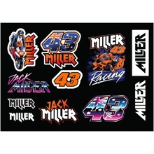 Jack Miller 43 Sticker Sheet