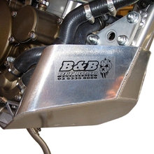 B&B Offroad Kawasaki KLX250-300 Silver Bash Plate