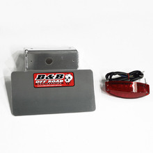 B&B Offroad Susuki DRZ400 00-24 Silver Number Plate Holder w/ LED Light