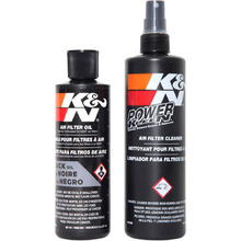 K&N Air Filter Recharge Kit with Black Filter Oil