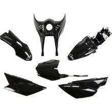 UFO Kawasaki KLX110 10-26 Black Plastics Kit