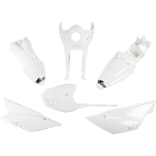 UFO Kawasaki KLX110 10-26 White Plastics Kit