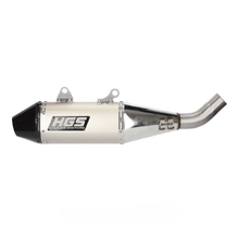 HGS Kawasaki KX250F 25-26 Stainless Carbon Slip-On Muffler