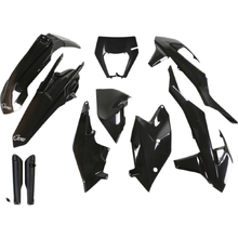 UFO KTM EXC/EXC-F 17-19 Black Plastics Kit