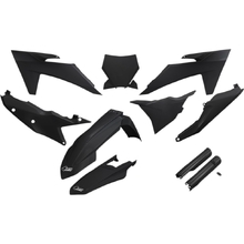 UFO KTM 125-450 SX/SXF 23-24 Black Plastics Kit