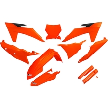 UFO KTM 125-450 SX/SXF 23-24 Orange Plastics Kit