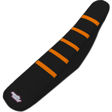 MotoSeat KTM SX 07-10 XC 08-10 EXC 08-11 5 Rib Black/Black/Orange Seat Cover