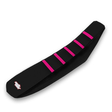 MotoSeat KTM SX/SXF/EXC 16-19 Ribbed Black/Pink Seat Cover