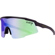 Liive Vision Dose Green Mirror Matte Black Sunglasses