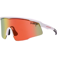 Liive Vision Dose Red Mirror Matte White Sunglasses