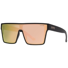 Liive Vision Wasteland Pink Mirror Matte Black Sunglasses