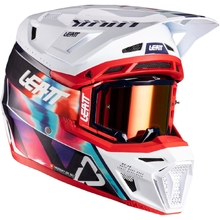 Leatt 2026 8.5 Royal Blue/Red Helmet & Goggle Kit