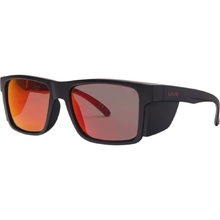 Liive Vision Tradie Red Mirror Polar Matte Black/Black Blinker Safety Sunglasses