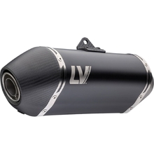 LeoVince CF Moto 450 MT 24-25 LV-14 Black Stainless Slip-On Exhaust