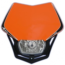 RaceTech V-Face Orange Headlight