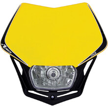 Racetech V-Face Yellow Headlight