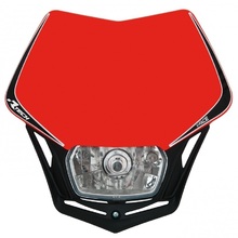 Racetech V-Face Red Headlight