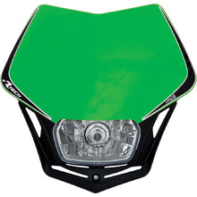 Racetech V-Face Green Headlight