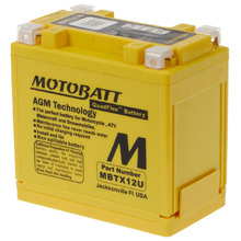 Motobatt MBTX12U Quadflex 12V AGM Battery
