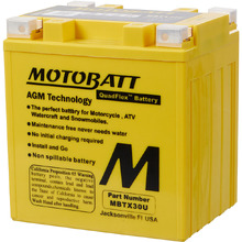 Motobatt MBTX30U Quadflex 12V AGM Battery