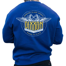 Dixxon Sealed White/Gold/Royal Blue Crewneck Jumper